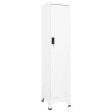 Cumpara ieftin Fiset, alb, 38x45x180 cm, otel