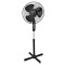 Ventilator cu picior Rosberg, 3 viteze, 40 W, elice aerodinamica, Negru