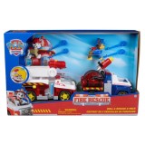 Set de joaca cu 2 vehicule de pompieri, Paw Patrol, Fire Rescue, 6073471