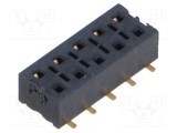 Conector şiruri pini mamă PIN 10 2,54mm aurit SMT SAMTEC