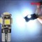 Set 2 Becuri W5W T10 Led 5 Smd Canbus Alb Rece