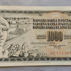 Iugoslavia - 1000 Dinari / Dinara (1981) sDF1123