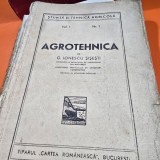 Agrotehnica - G. Ionescu Sisesti Volumul I 1943