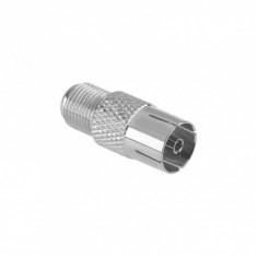 Adaptor mufa TV coaxial la mufa F M-M, ZLA0601-2 foto