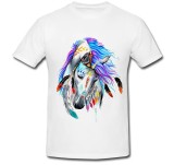 Cumpara ieftin Tricou &quot; Drawing indian horses &quot;