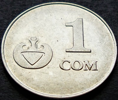 Moneda 1 SOM - REPUBLICA KYRGYZSTAN, anul 2008 * cod 2336 foto