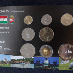 Seria completata monede - Ungaria 1995-2010 , 8 monede