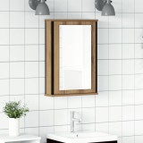 Dulap cu oglindă pentru baie Stejar Artisan Lemn prelucrat