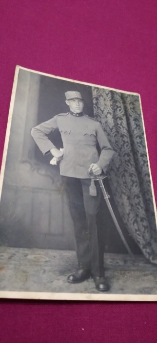 FOTO TIP CARTE POSTALA MILITAR INTERBELICA