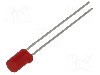 Dioda LED, 4mm, ro&amp;#351;ie, 12...20mcd, 20mA, 2...2,5V, KINGBRIGHT ELECTRONIC - L-1413IDT