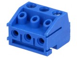 Regletă de conexiuni deconectabilă 5mm 3 piste 90&deg;