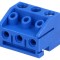 Regletă de conexiuni deconectabilă 5mm 3 piste 90&deg;