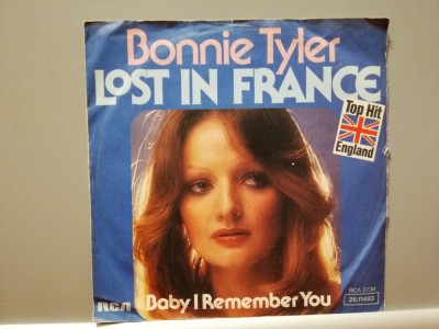 Bonnie Tyler &amp;ndash; Lost in France (1976/RCA/RFG) - Vinil Single pe &amp;#039;7/NM foto