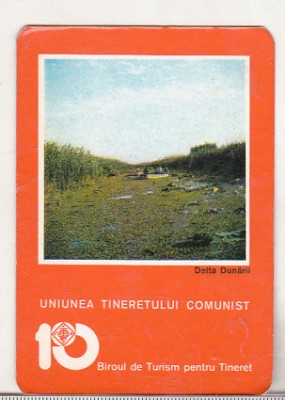 bnk cld Calendar de buzunar 1978 - BTT - Delta Dunarii foto