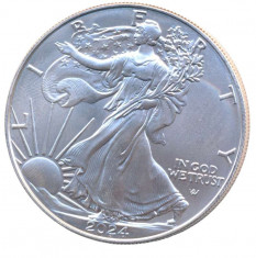 SUA 2024 - 1 dolar - American Eagle - 1 OZ &amp;ndash; O monedă de argint foto