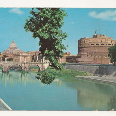 IT2-Carte Postala-ITALIA - Roma, Castel S. Angelo ,circulata 1976