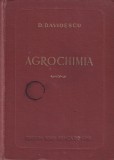 Cartea David Davidescu - Agrochimia, Chimie Agricola, 1956, 896 Pagini, Romana, Carti Agricultura