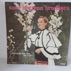 Sava Negrean Brudascu, Asteapta-ma dor ca vin, disc vinil vinyl Electrecord 1984