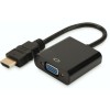 Convertor HDMI la VGA + Audio Digitus, 10cm - Adaptor Video Laptop