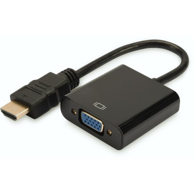 Convertor HDMI - VGA+audio, 10 cm, Digitus foto