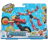 Figurina Bend and Flex Avengers - Iron Man Flex Rider