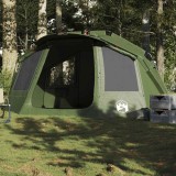 VidaXL Cort de pescuit 5 persoane, verde măsliniu, impermeabil