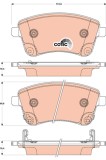 TRW GDB3509 COTEC set placute frana,frana disc