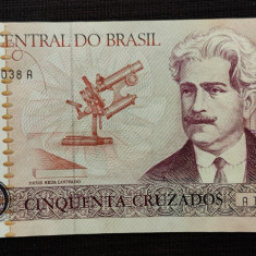 Brazilia / Brasil - 50 Cruzados ND (1986-1988) s038A