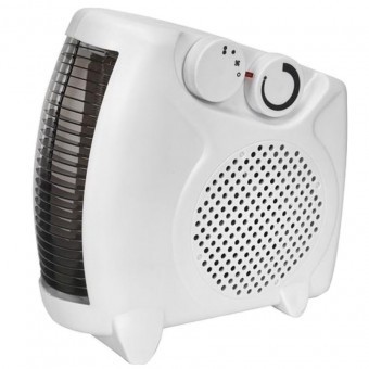 Aeroterma electrica Strend Pro FH06, 1000/2000 W, 230V, Alb, Termostat foto