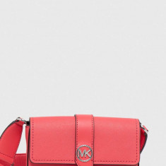 MICHAEL Michael Kors poseta de piele culoarea roz