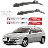 Cumpara ieftin Stergatoare Alfa Romeo 147 (937) 5 usi 2001-2005 &ndash; Set Fata