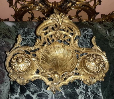Tusiera din bronz masiv in stilul Baroc piesa sec 19 foto