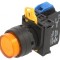 Comutator acţionat prin apăsare cu LED-uri 22mm - 2 NO