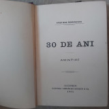 ARISTITA ROMANESCU.30 ANI.AMINTIRI.1904