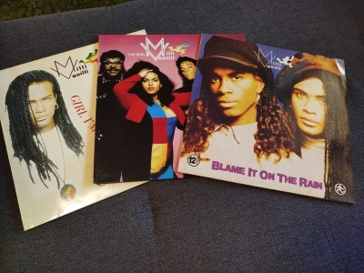 PACK 3 Discuri Vinyl, 12&amp;quot;, Maxi-Single, 45 RPM - Milli Vanilli (VG++ si EX !) foto