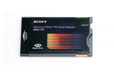 Adaptor Sony Memory Stick PC Card Adapter Msac-pc2 foto