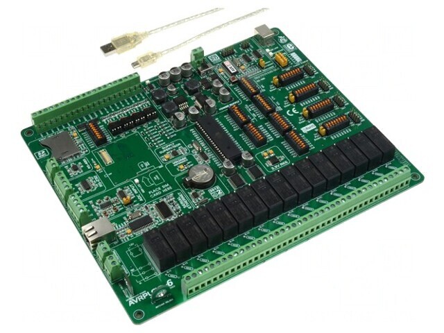 Kit Dezvoltare Microchip AVR ATMEGA AVRPLC16 V6 PLC System