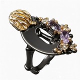 Cumpara ieftin Inel argint 925 cu ametist si topaz, 6