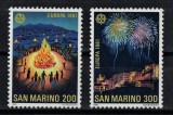 SAN MARINO 1981 - Colectia EUROPA, Folclor/ serie completa MNH, Nestampilat