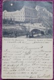 Carte Postala, Bucuresti, Palatul de Justitie si Cheiul Dambovitei, 1901
