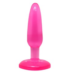 Dop Anal cu Ventuza, PVC, Roz, 14 cm