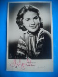 HOPCT 1474 HELGA NEUNER -GERMANIA -ACTORI/ARTISTI-AUTOGRAF-CIRCULATA