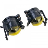 Set de faruri de ceata din sticla clara galben pentru BMW Seria 5 E60 E61 fara pachet M 03-07 Performance AutoTuning