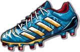 Cumpara ieftin Sticker decorativ, Adidas Crampoane Fotbal, 89 cm, 8977ST-18