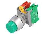 Comutator Apăsare 22mm 1NC 1NO