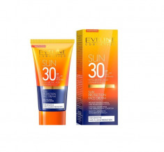 Crema de fata cu protectie solara SPF 30, Eveline Cosmetics, 50 ml foto