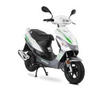 Scuter Barton Galactic 50cc, culoare alb/verde Cod Produs: MX_NEW MXGALACTIC50AV