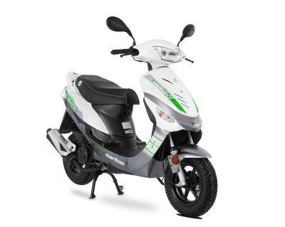 Scuter Barton Galactic 50cc, culoare alb/verde Cod Produs: MX_NEW MXGALACTIC50AV foto