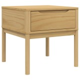 Cumpara ieftin Masuta de veioza FLORO maro ceara 55x55x54 cm lemn masiv pin