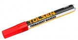 Marker Permanent Rosu Tolsen, 2mm, Profesional, Metal, Plastic, Carton
